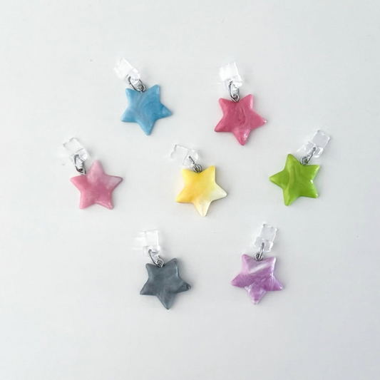 |tteul| |Upcycling| Charging Terminal Protection Keyring Star