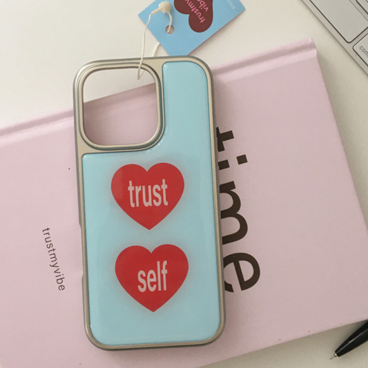 |trustmyvibe| Trustself Heart Phone Case