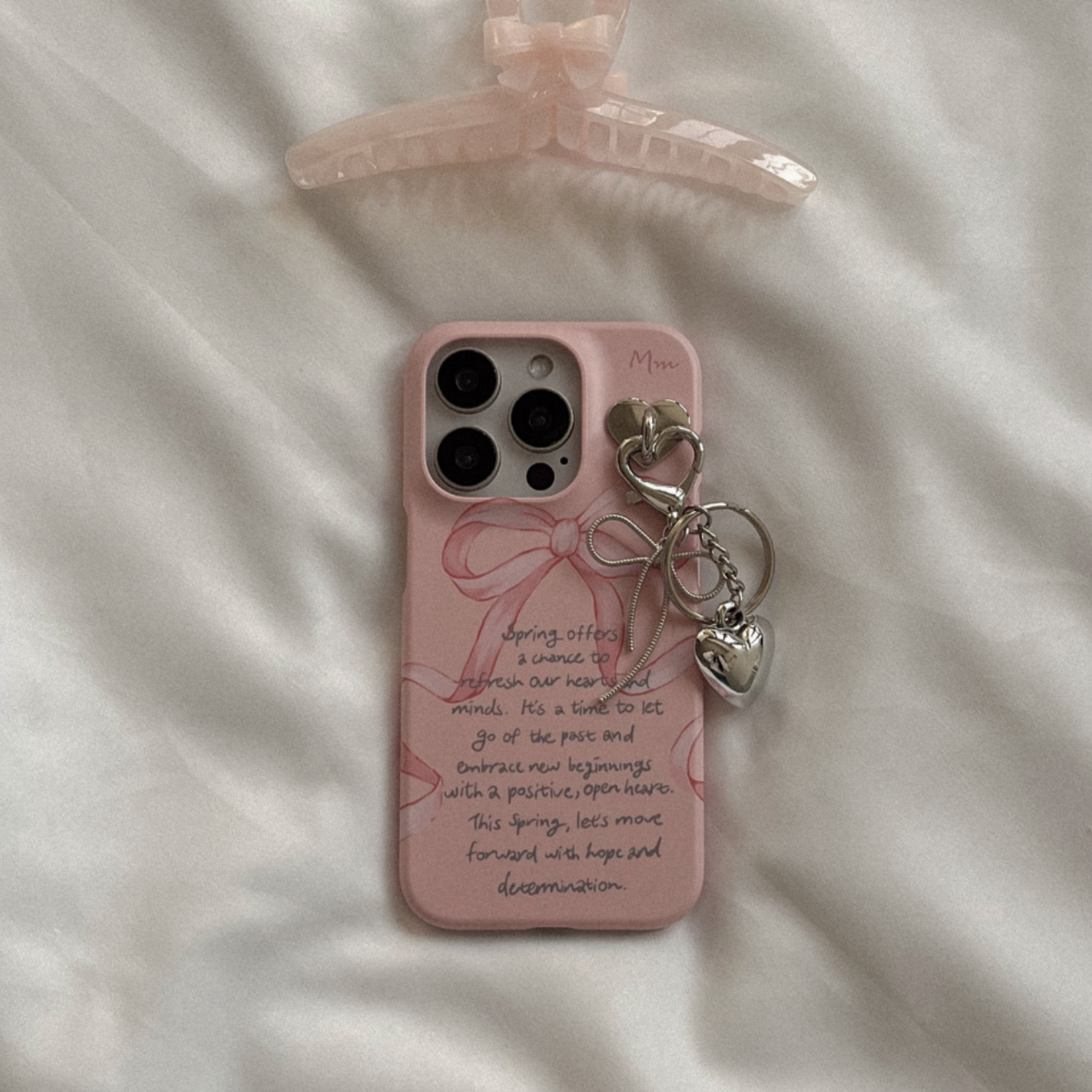 |Mademoment| Spring Lettering Hard Case