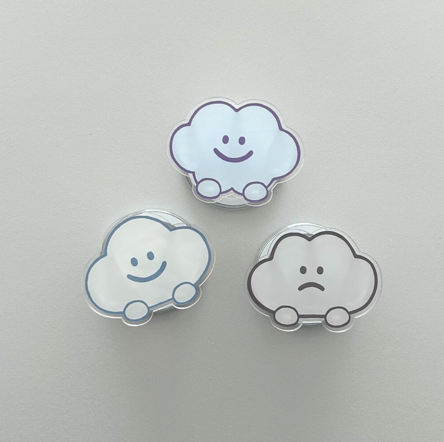 |skyfolio| Peekaboo Cloud MagSafe Grip Tok
