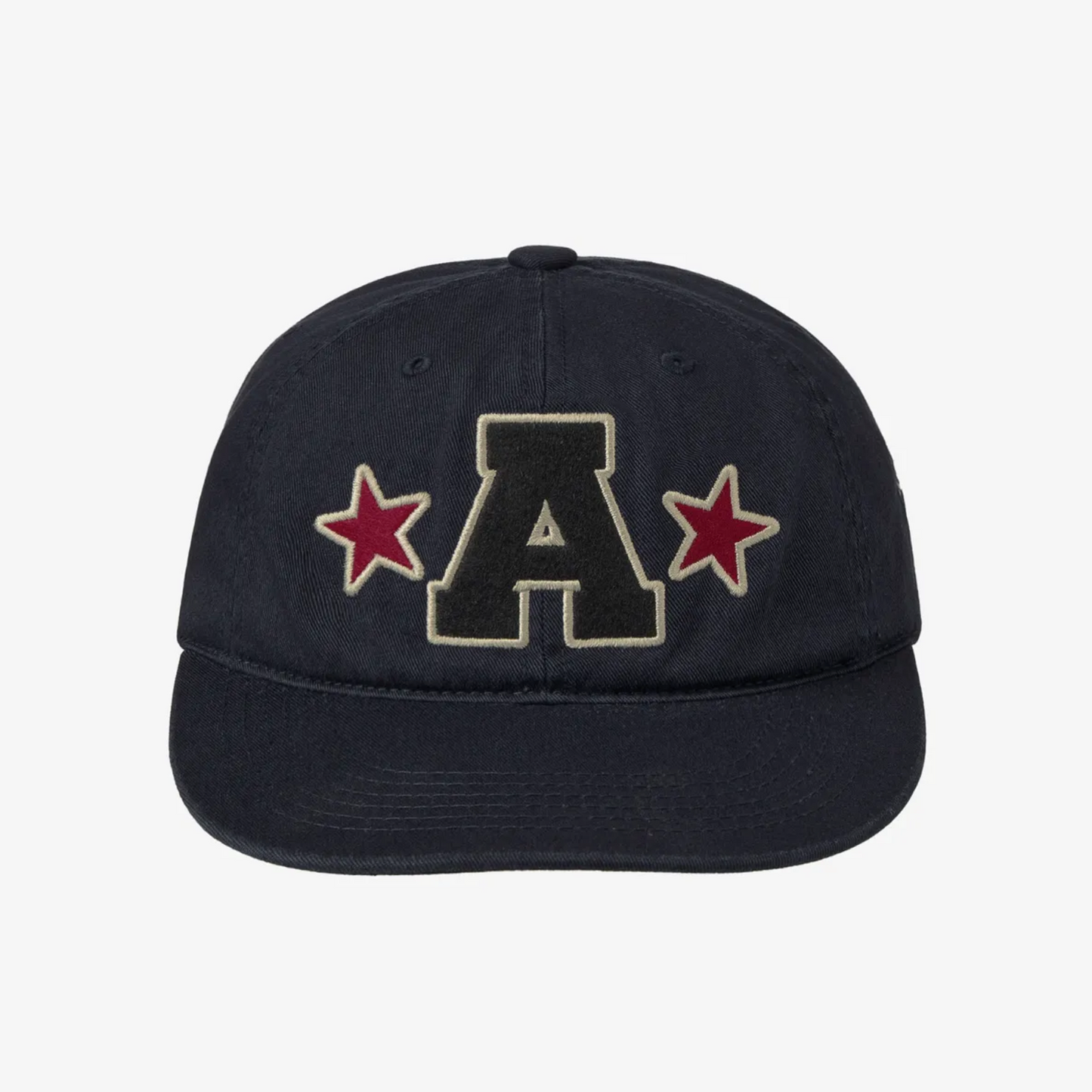 |aeae| WASHED CAPITAL LOGO CAP |NAVY|