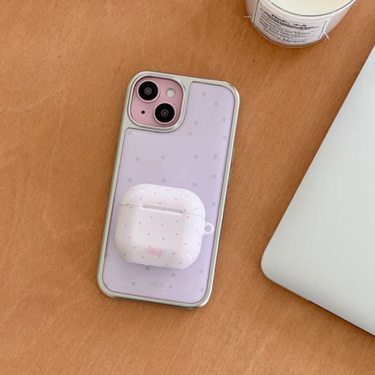 |ABOE| BABYPINK MINI DOT Airpods Case