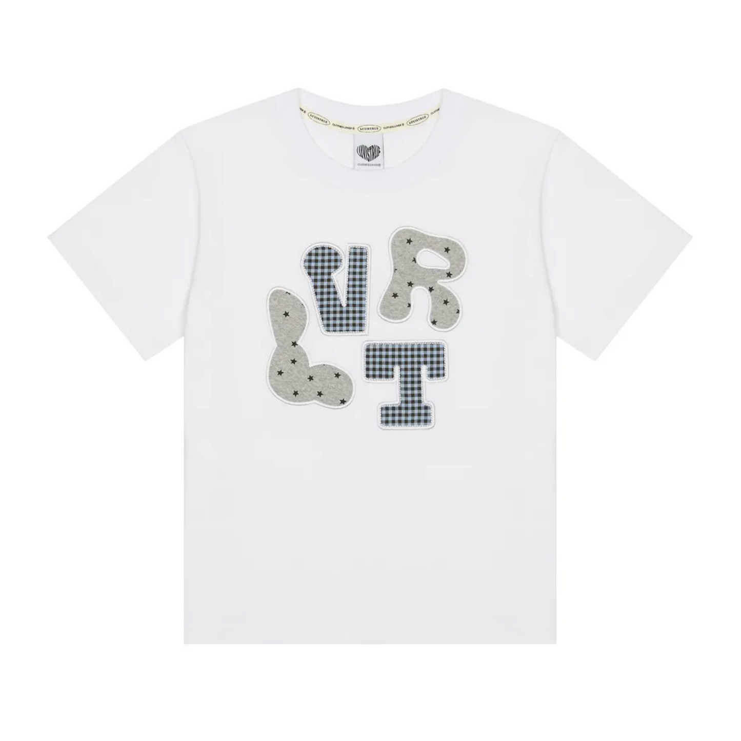 |LUVISTRUE| LVTR PATCH TEE(WHITE)