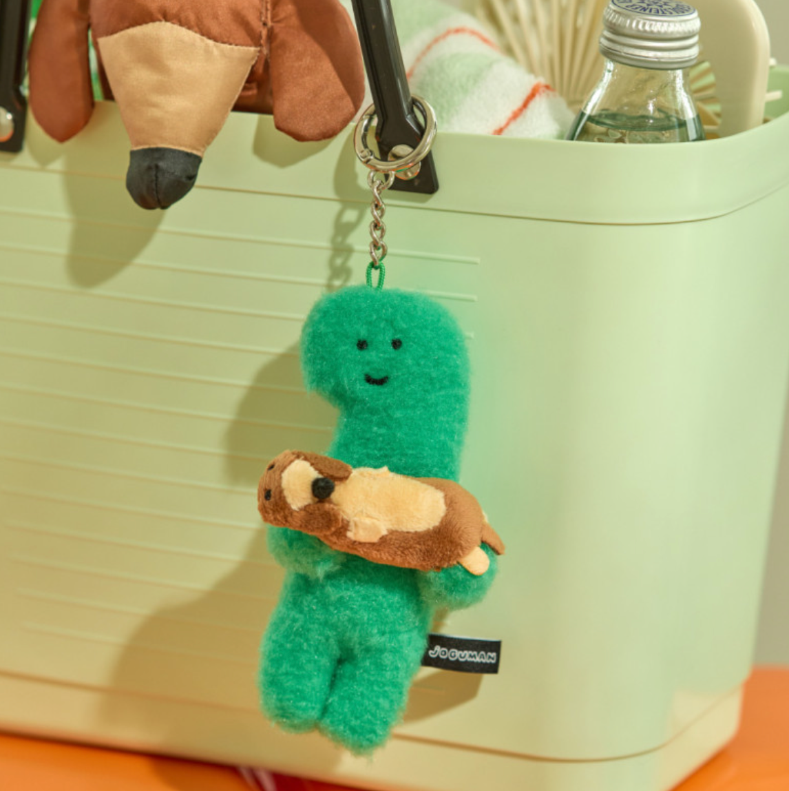 |JOGUMAN STORE| Brachio & Woody Throw Away Flush Keyring