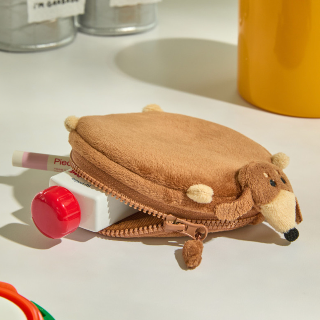 |JOGUMAN STORE| Woody Throw Away Flat Pouch