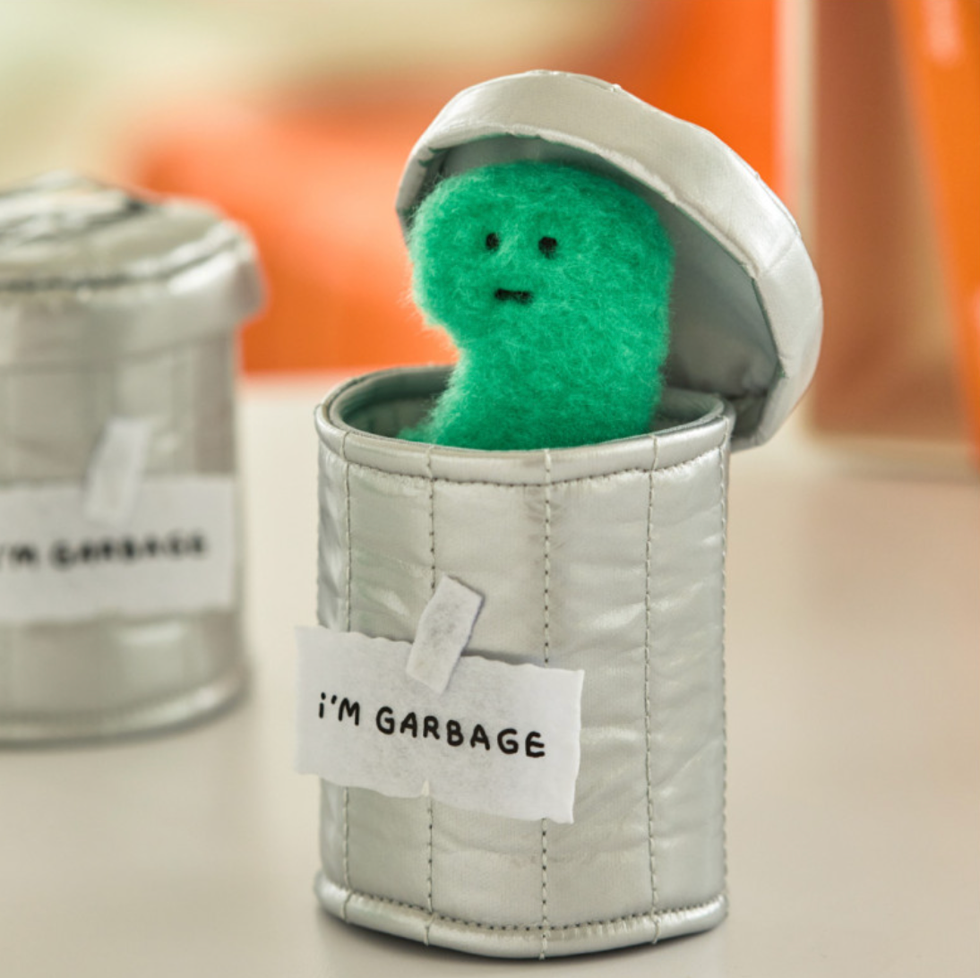 |JOGUMAN STORE| Brachio Throw Away Trash Bin Small Doll