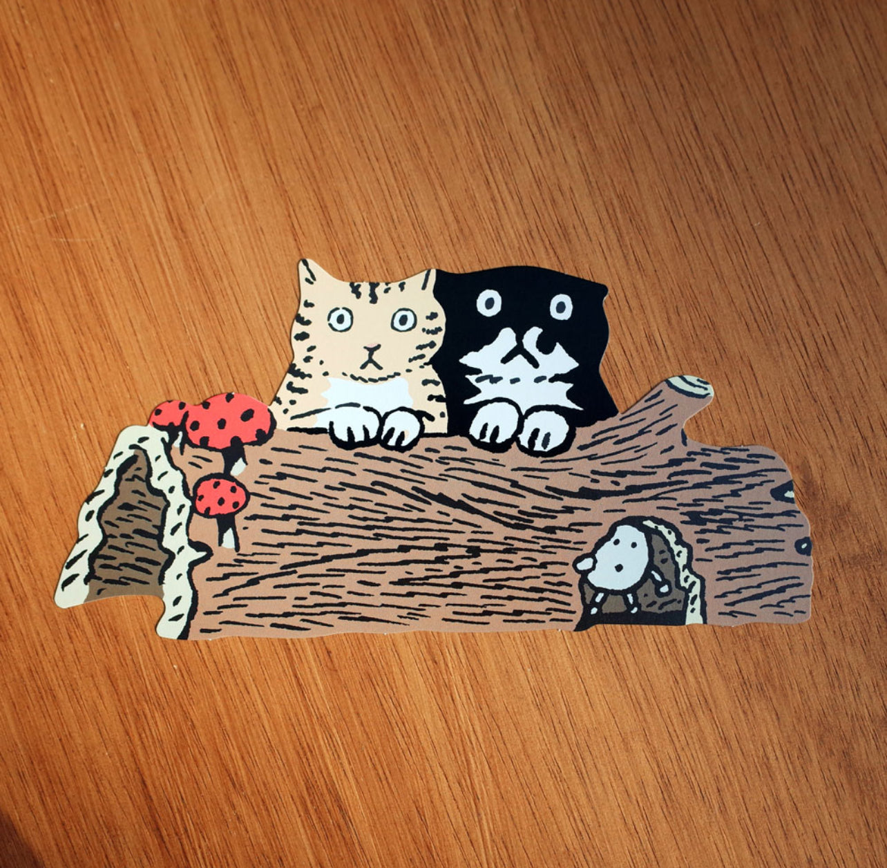 |HUGINN AND MUNINN| Die-Cut Postcard - mo&nori