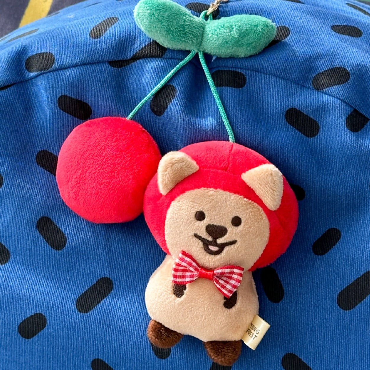 |YOUNG FOREST| Cherry Quokka Keyring