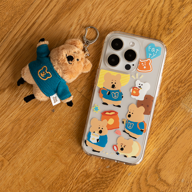 |Dinotaeng| Quokka in School Iphone Case (PRE-ORDER)