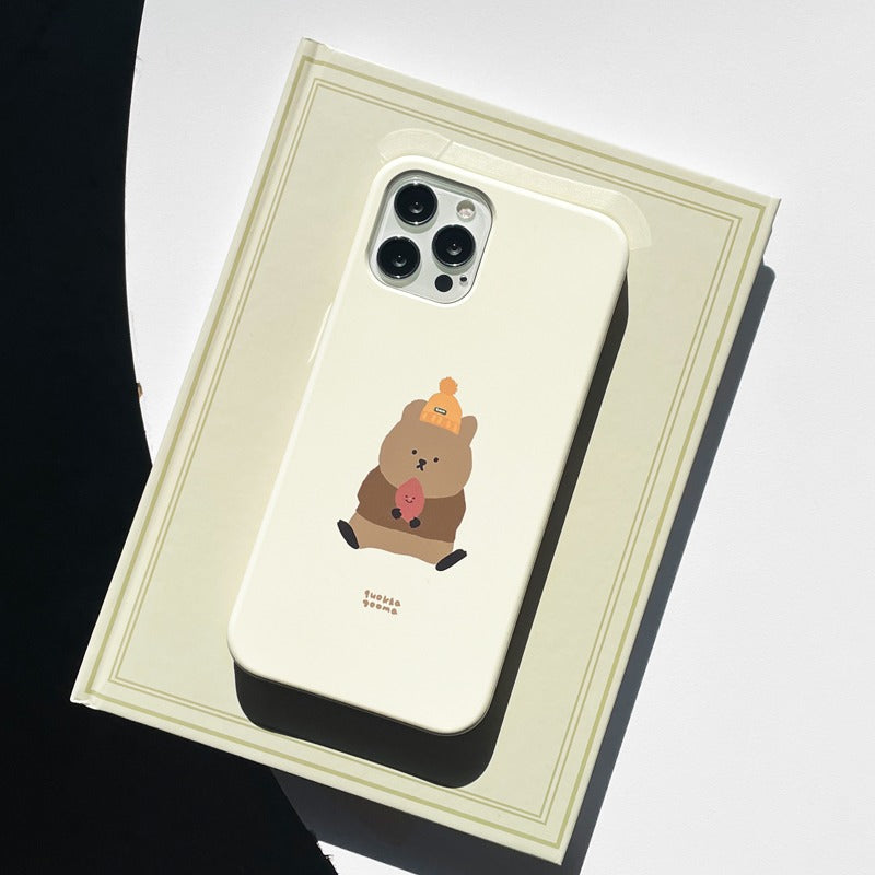 |MOMO CASE| 420 쿼카구마(크림) Phone Case