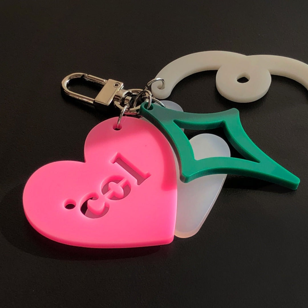 |collagevacance| Shape of Col's Love Keyring