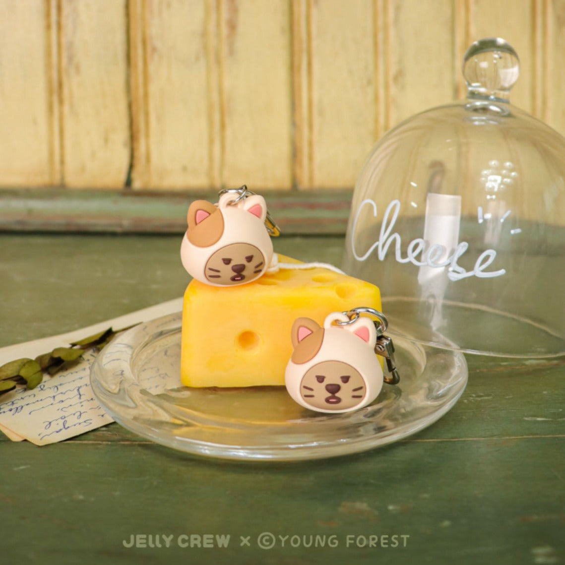 |YOUNG FOREST| Cat Quokka Face Keyring