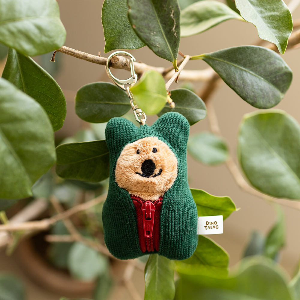 |Dinotaeng| Quokka in Sleepingbag keychain