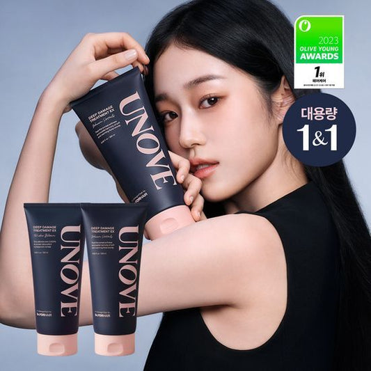 |UNOVE| Deep Damage Hair Treatment EX 320ml + 320ml UNOVE深層損傷護髮乳