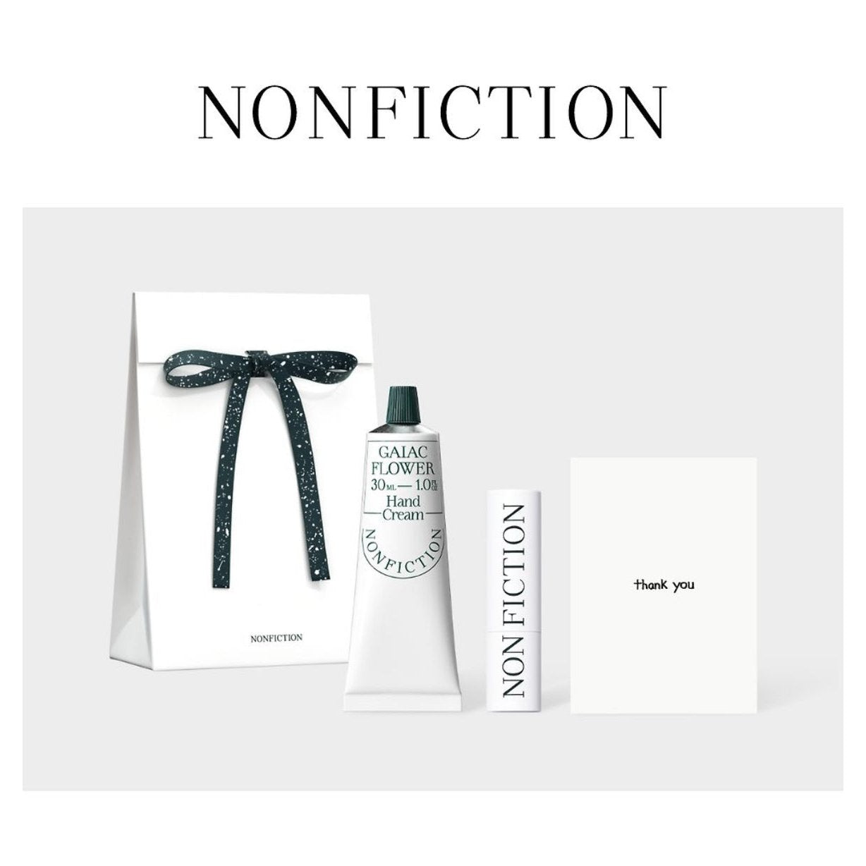 |NONFICTION| Hand Cream 30ml + Vegan Lip Balm 3.5G Gift Set