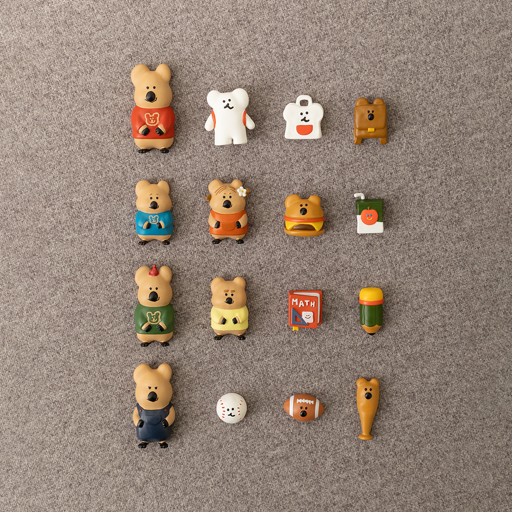 |Dinotaeng| Quokka in School Magnet Set (4Types)