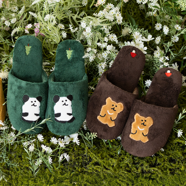 |Dinotaeng| Quokka & BOBO in the Woods Slippers