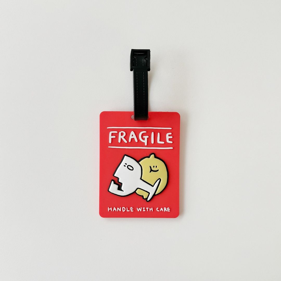 |second morning| FRAGILE Name Tag