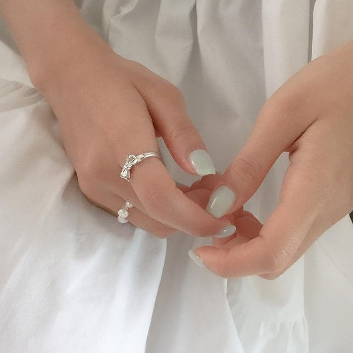 |moat| Day Ribbon Ring (silver925)