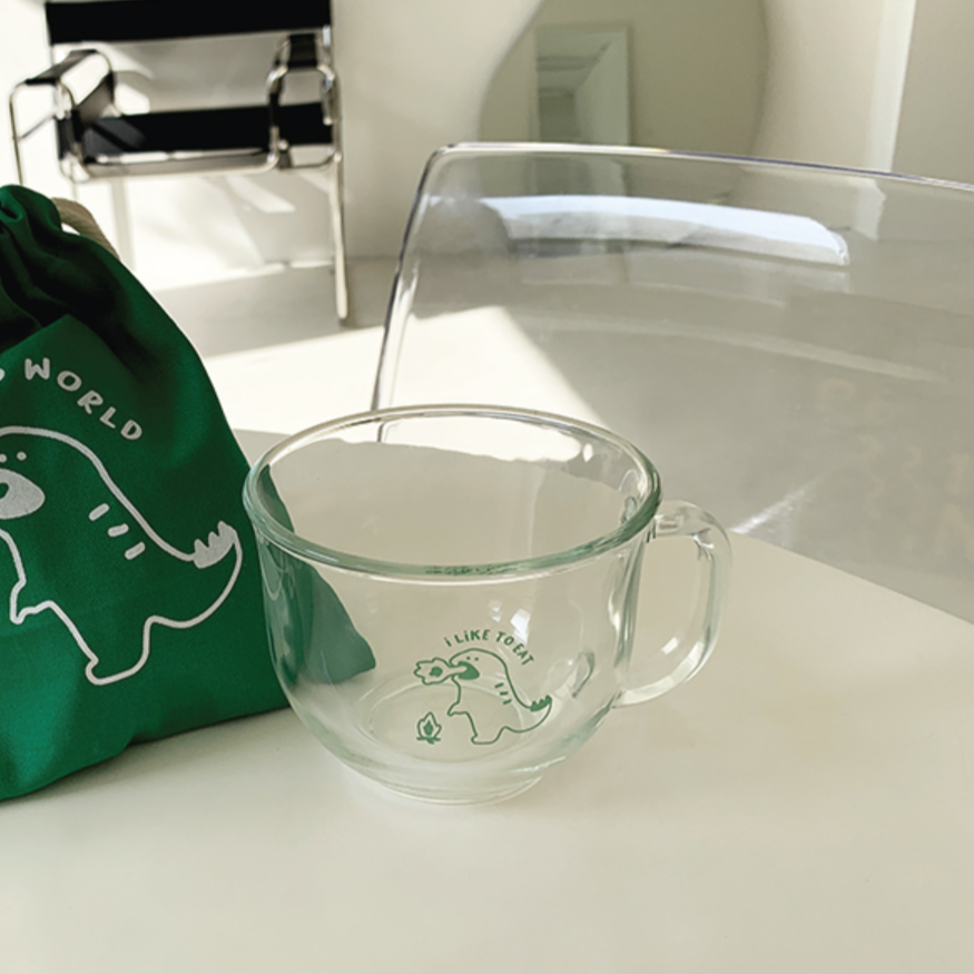 |THENINEMALL| Raptor Dinosaur Cereal Cup 470ml