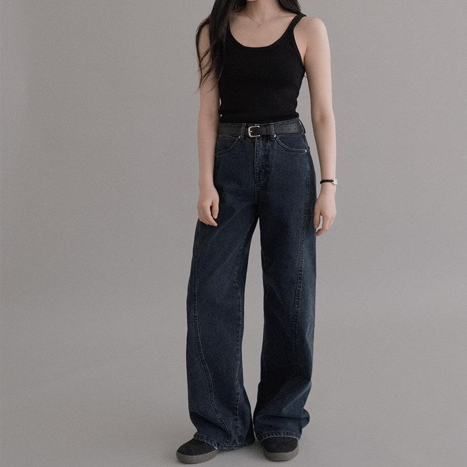|SLOWAND| #SLOWMADE Wider Detailer Denim Pants (2 Colors)