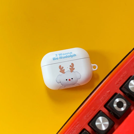 |THENINEMALL| Ppokku Wannabe Rudolph AirPods Hard Case