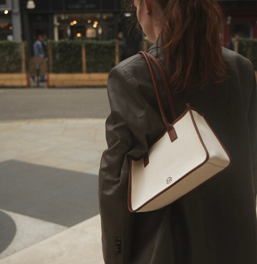 |untidy||Vegan Leather| Pound Bag Brown
