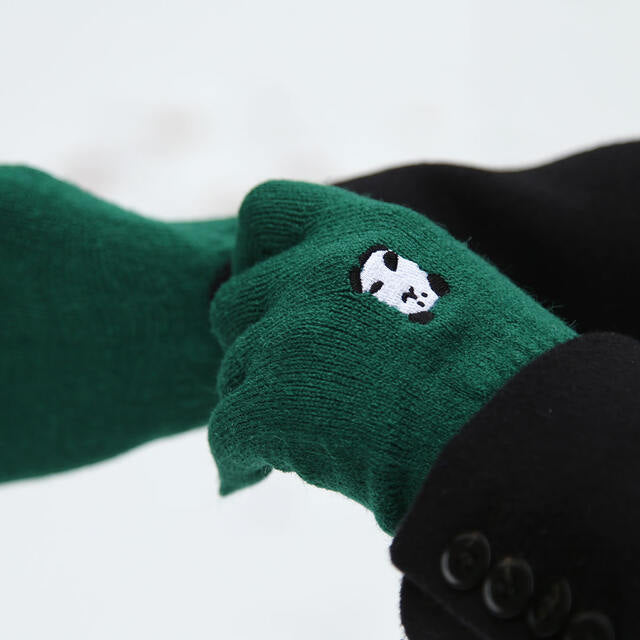 |Dinotaeng| BOBO Hairy Yarn Gloves