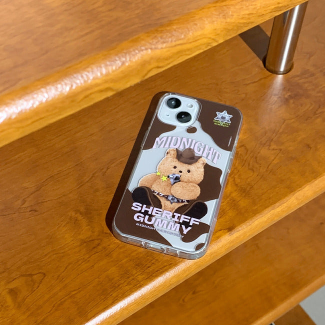 |THENINEMALL| Pattern Cowboy Clear Phone Case (3 types)