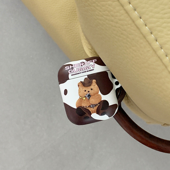 |THENINEMALL| Pattern Cowboy AirPods Hard Case