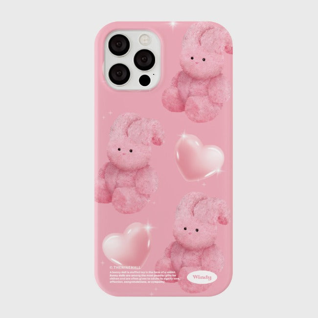|THENINEMALL| Pink Heart Toy Windy Hard Phone Case (3 types)