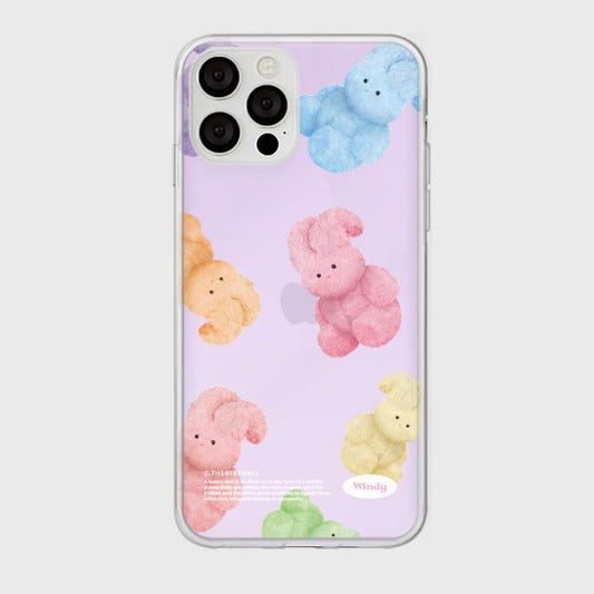 |THENINEMALL| Rainbow Toy Windy Pattern Mirror Phone Case