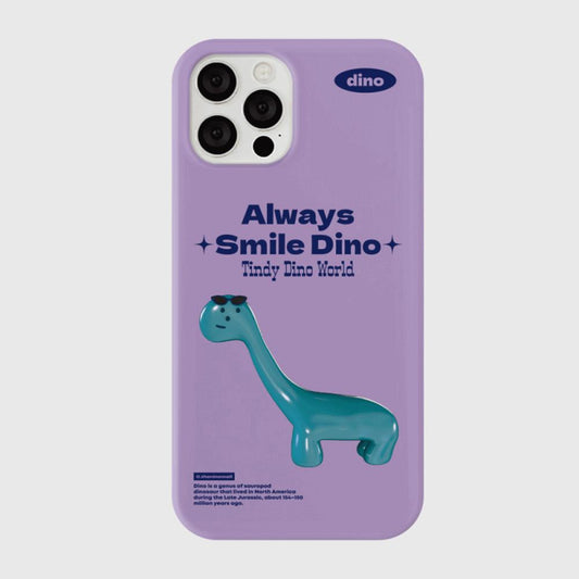 |THENINEMALL| Smile Dino Hard Phone Case (2 types)