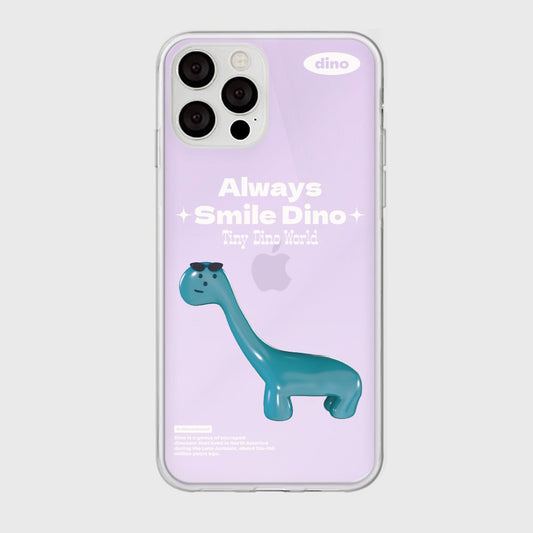 |THENINEMALL| Smile Dino Mirror Phone Case