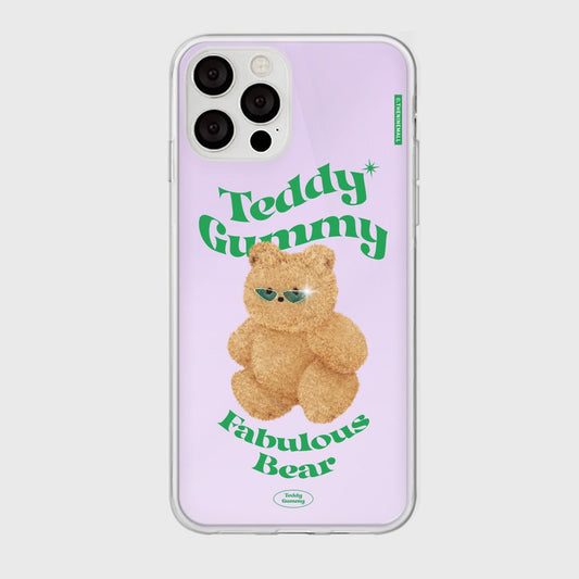 |THENINEMALL| Stand Fabulous Bear Mirror Phone Case