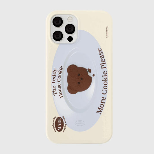 ｜THENINEMALL｜ 테디 쿠키하우스 Hard Phone Case (2 types)