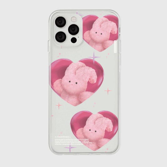 ｜THENINEMALL｜ 패턴 트윙클 윈디 Clear Phone Case (3 types)
