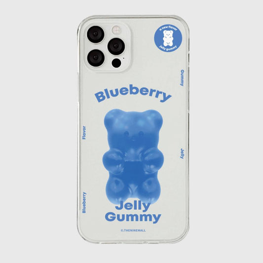 ｜THENINEMALL｜ 베이직 젤리구미 Clear Phone Case (3 types)