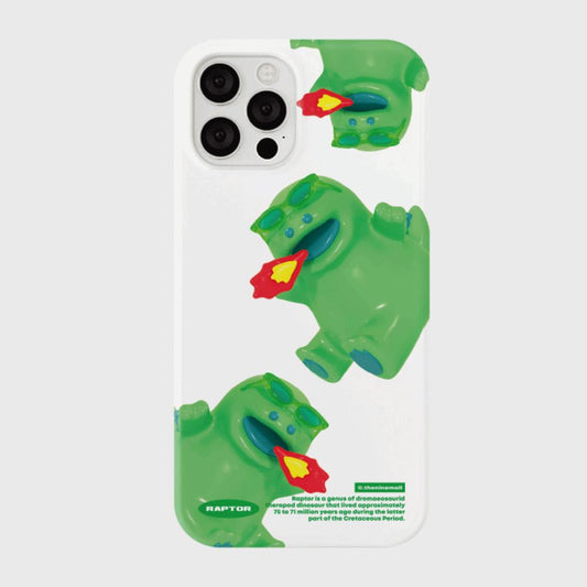 ｜THENINEMALL｜ 패턴 선글라스 랩터 Hard Phone Case (3 types)