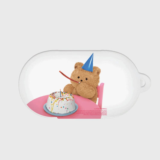 ｜THENINEMALL｜ 웰컴 파티 테디 Buds, Buds Plus Case