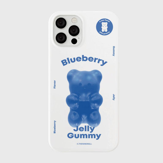 ｜THENINEMALL｜ 베이직 젤리구미 Hard Phone Case (3 types)
