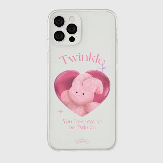 ｜THENINEMALL｜ 트윙클 윈디 Clear Phone Case (3 types)