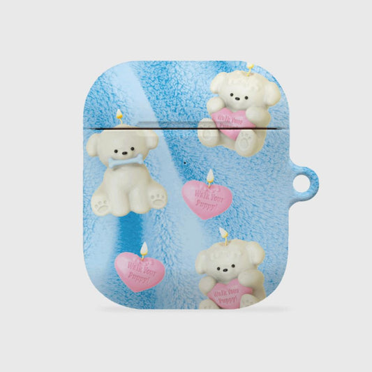 ｜THENINEMALL｜ Puppy Candle AirPods Hard Case