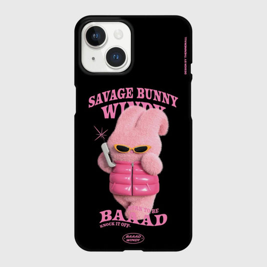 ｜THENINEMALL｜ Puffer Bad Windy Hard Phone Case (2 types)