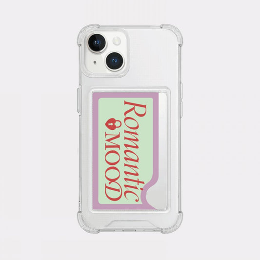 ｜Mademoment｜ French Mood Lettering Design Clear Phone Case (1 Type)
