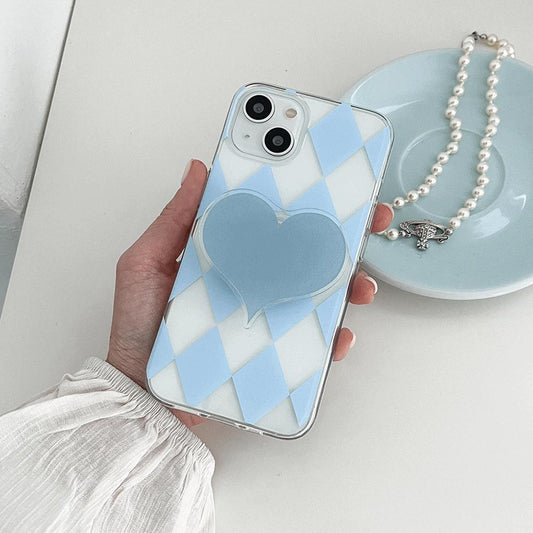 ｜Mademoment｜ Coloring Blue Design Clear Phone Case (3 Types)
