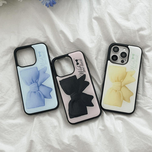 ｜Mademoment｜ Big Wish Ribbon Design Bumper Phone Case