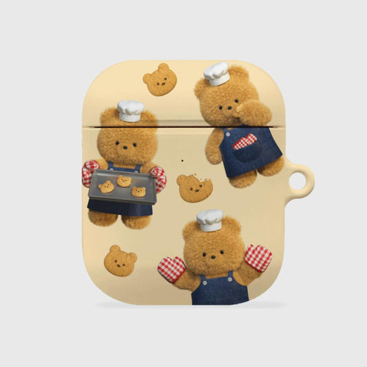 ｜THENINEMALL｜ Pattern Cookie Gummy AirPods Hard Case