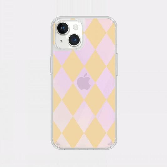 ｜Mademoment｜ Coloring Yellow Design Glossy Mirror Phone