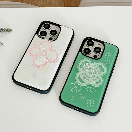｜Mademoment｜ Flower Doodle Pattern Design Bumper Phone Case